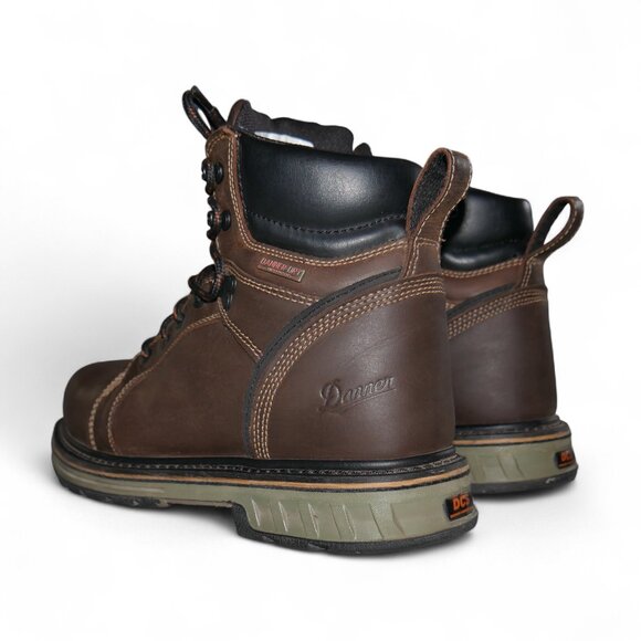 Danner Men's WP ST Work Boots Size 8.5 Leather Steel Yard 6" Steel Safety Toe - Picture 4 of 15